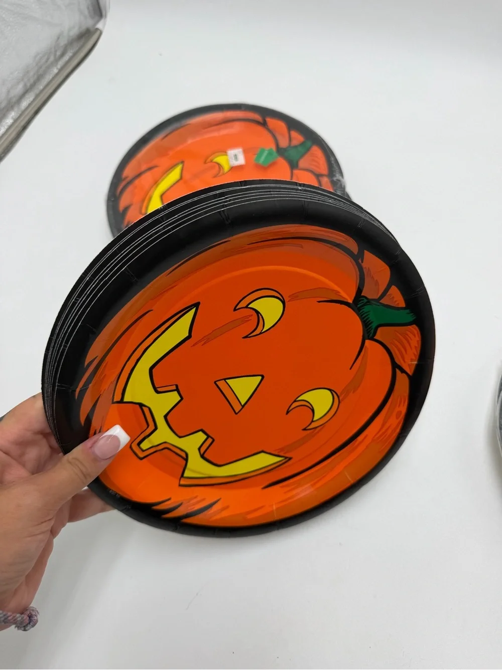 Vintage DesignWare Halloween Pumpkin Party Lot Plates Napkins Cups